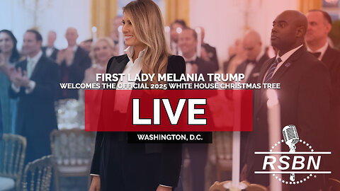 LIVE REPLAY: First Lady Melania Trump Welcomes the Official 2025 White House Christmas Tree - 11/24/25