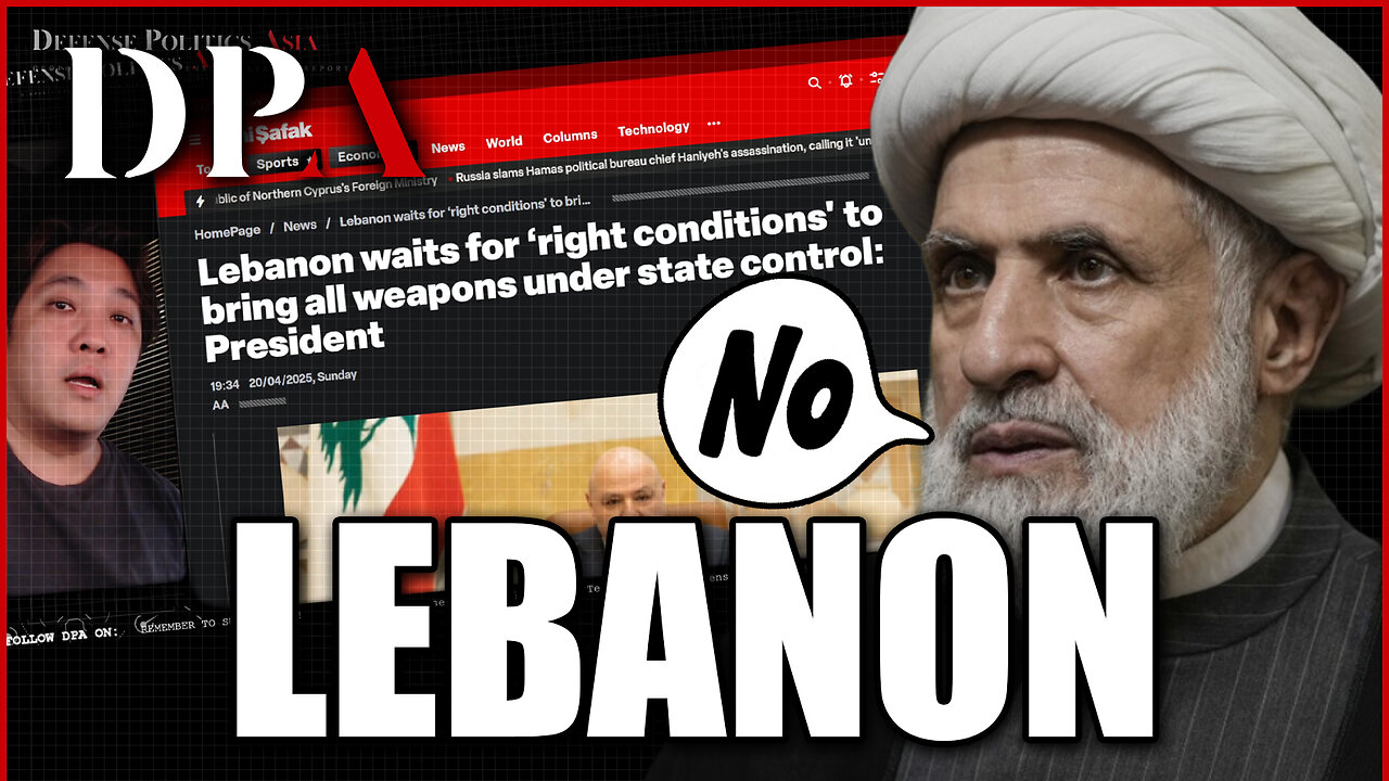 Lebanon wants to bring ALL WEAPONS under state control; Hezbollah say NO.