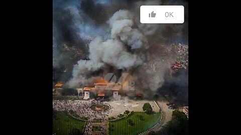 🔥 Chaos in Nepal: Parliament Set on Fire Amid Social Media Ban Protests! 🔥