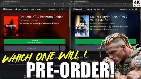I WILL PRE-ORDER ONE OF THESE GAMES LIVE 🔥 BATTLEFIELD 6 or COD BO7