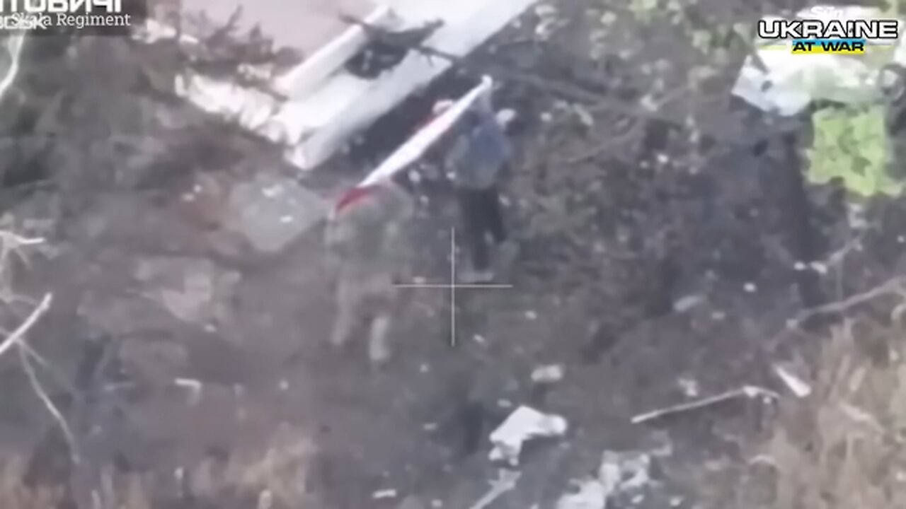 Flag-waving Russians wiped out by huge explosion after stunt backfires