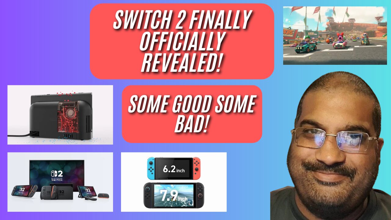 Nintendo Switch 2 Reveal – Specs, Release Date, First Party & Third Party Games Breakdown!