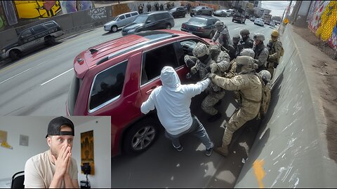 Migrants Resist Arrest... After Wild Police Chase