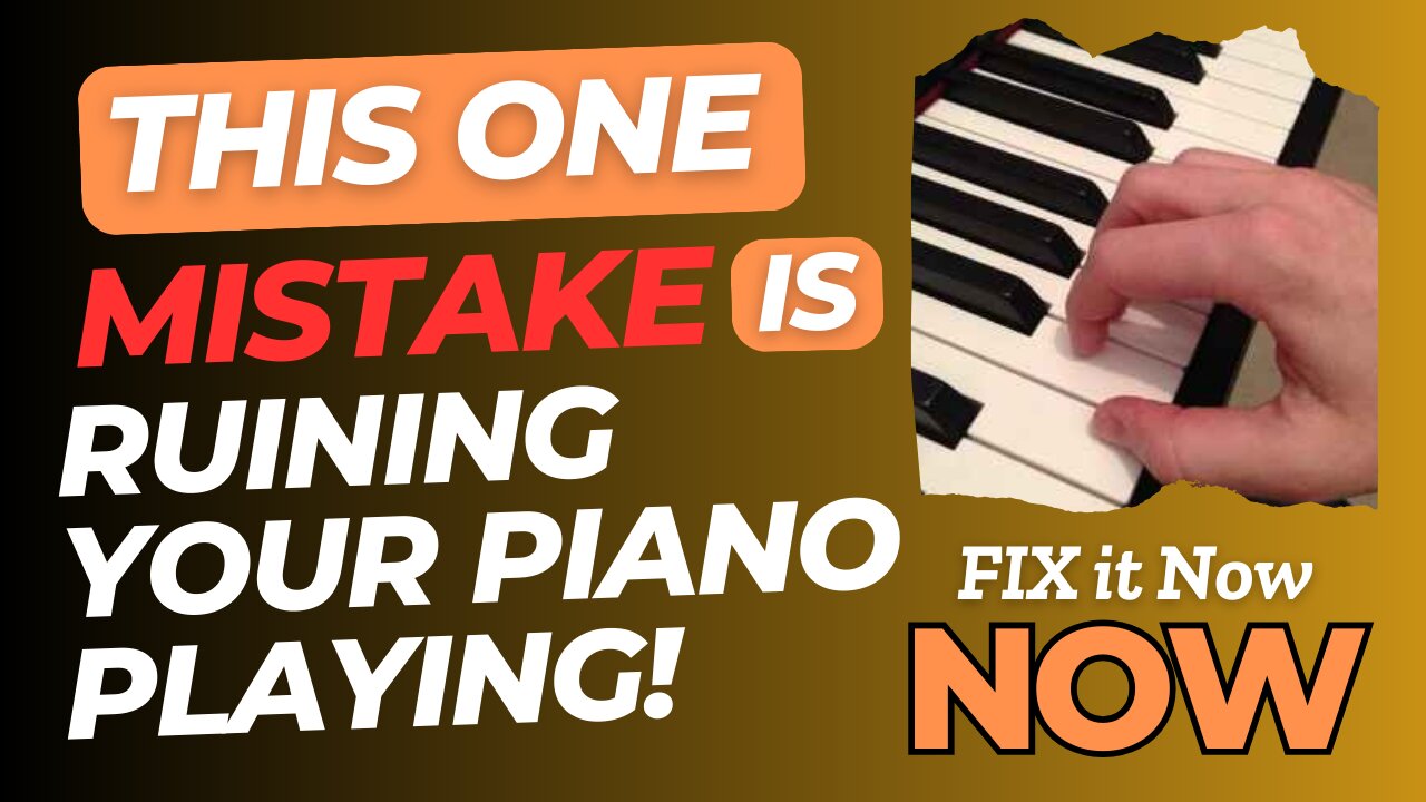❌ STOP Making This Common Piano Mistake With White Keys – It’s Ruining Your Playing!