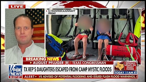 Rep Pfluger Details His Daughters' Experience During The Deadly Flooding At Camp Mystic