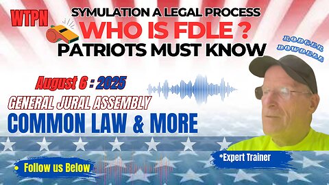 WTPN - UNCONTITUTIONALITY - DEFACTO COUNTY GOV - FDLE?