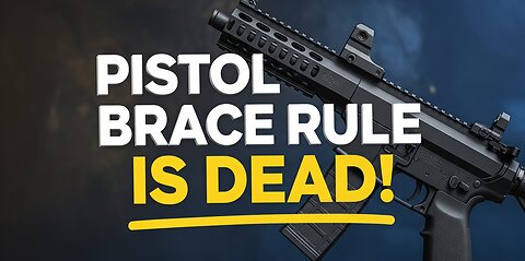 Pistol brace appeal dropped by DOJ we win!!