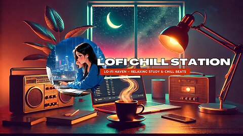 🌙🎶 Lo-Fi Haven – Relaxing Study & Chill Beats | Focus Music