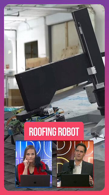 🤖AI Robot Can Install Shingles On Any Roof