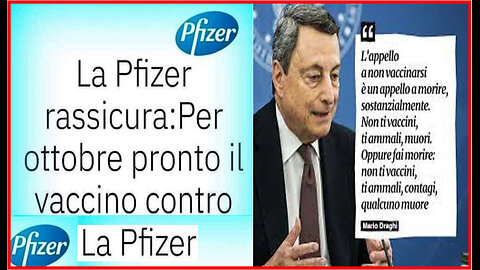 THE PFIZER PAPERS 💉💀⚰️ IL CRIMINE DELLA PFIZER CONTRO L'UMANITA' 🤫PERCHE' UN AGENZIA GOVERNATIVA VORREBBE NASCONDERE DEI DOCUMENTI PFIZER PER SETTANTACINQUE ANNI 🙈​🙉​🙊​...