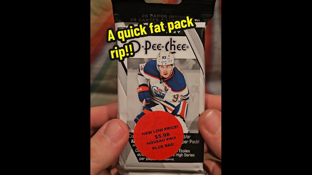 A quick 23/24 O-Pee-Chee fat pack rip