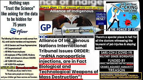 mRNA nanoparticle injections, are in Fact Biological and Technological Weapons of Mass Destruction