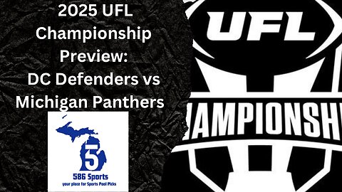 2025 UFL Championship: DC Defenders vs Michigan Panthers