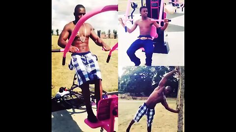 ishow New Fitness Exercise I Created For Creative-Core & Shoulders Workout and ABs Engaged