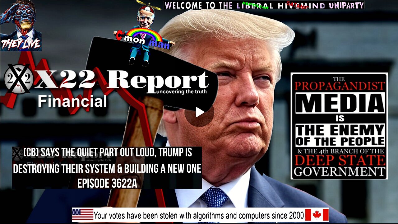 Ep 3622a - [CB] Says The Quiet Part Out Loud, Trump Is Destroying Their System & Building A New One