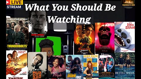 Live: MAY 2025 New Releases to Theaters & Streaming Servicesl