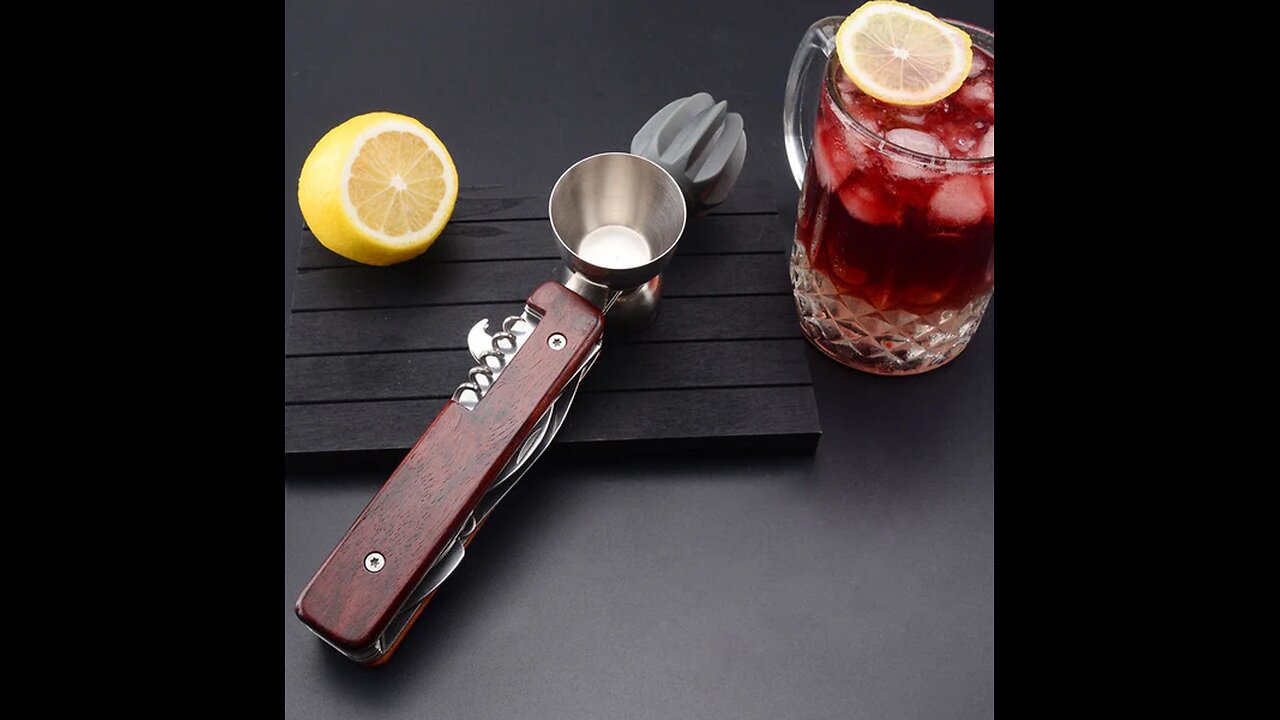 8-In-1 Outdoor Cocktail Mixer -- Everywhere Can Be Your Bar