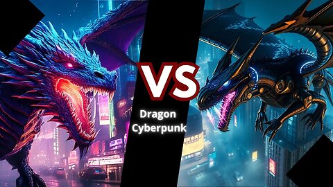 Batalla de IAs Visuales: ¿Quién Creó el Dragón Cyberpunk Más Épico?