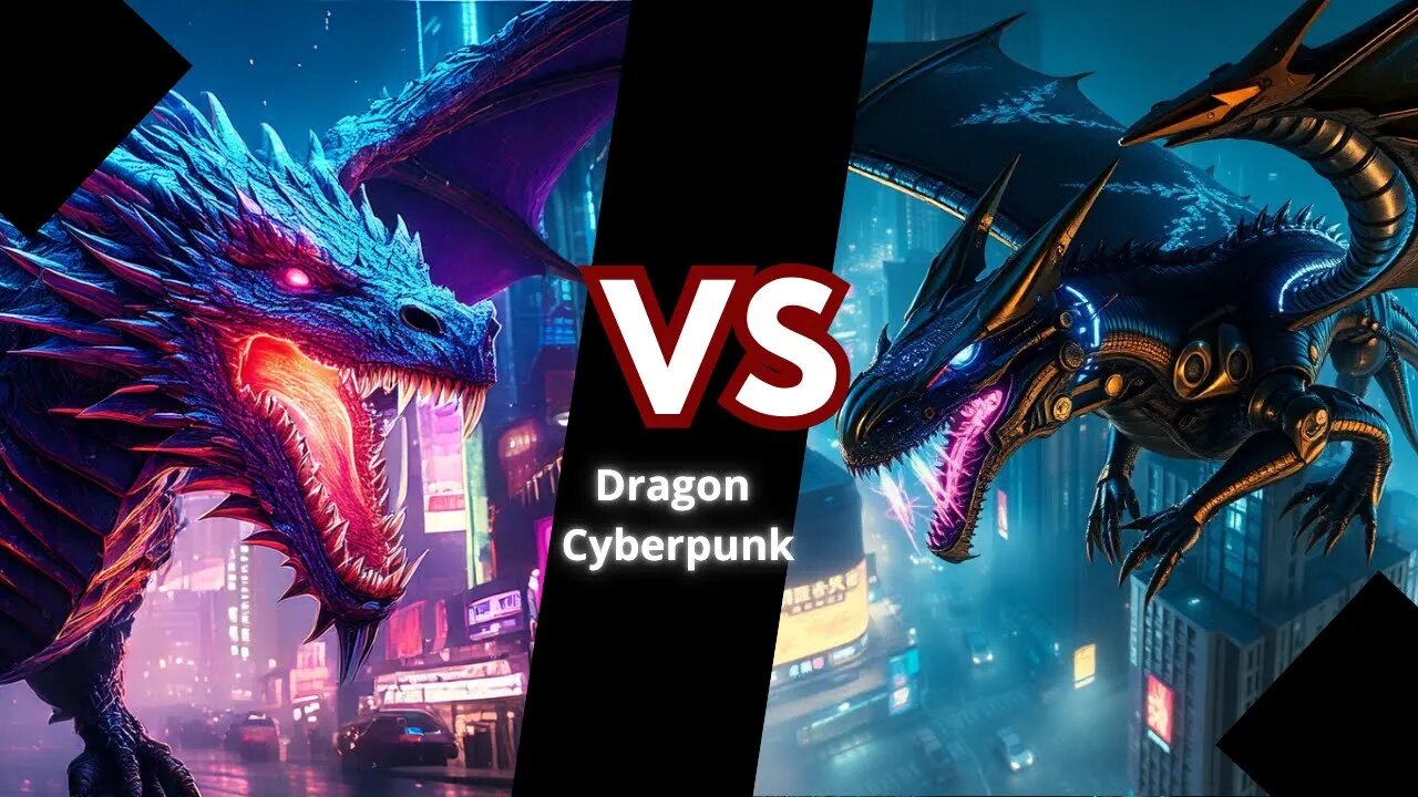 Batalla de IAs Visuales: ¿Quién Creó el Dragón Cyberpunk Más Épico?