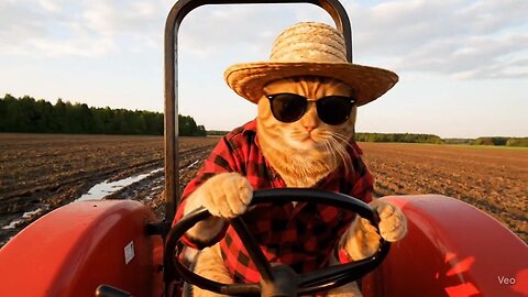 Farmer Cat 🚜🐱 A Day in the Village