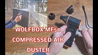 WOLFBOX MF50, Powerful and Compact Rechargeable Air Duster
