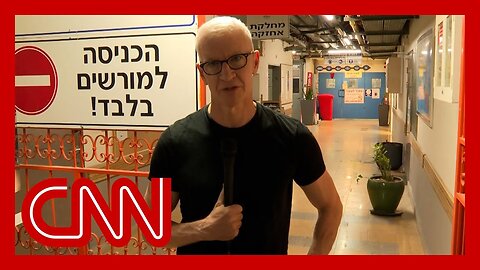 Anderson Cooper reports from a bomb shelter in Tel Aviv
