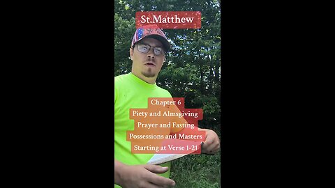 St.Matthew Chapter 6