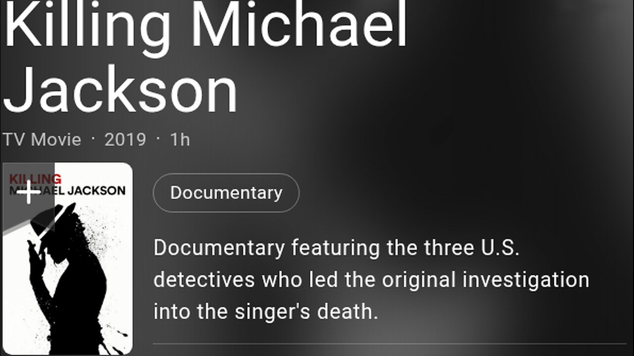 KILLING MICHAEL JACKSON (Documentary)