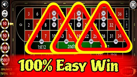 A 100% Best Winning Strategy to Roulette | Roulette Strategy to Win