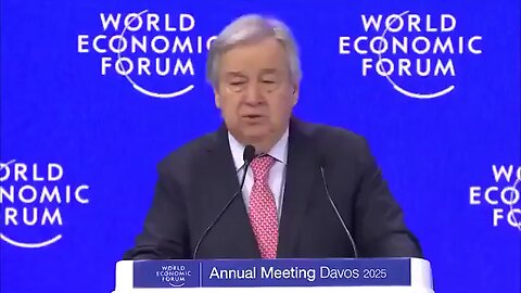 🚨🔍THROWBACK: Guterres at WEF goes on with ‘climate horror movie’ script