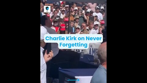 ❌ Charlie Kirk on Never Forgetting 🤣