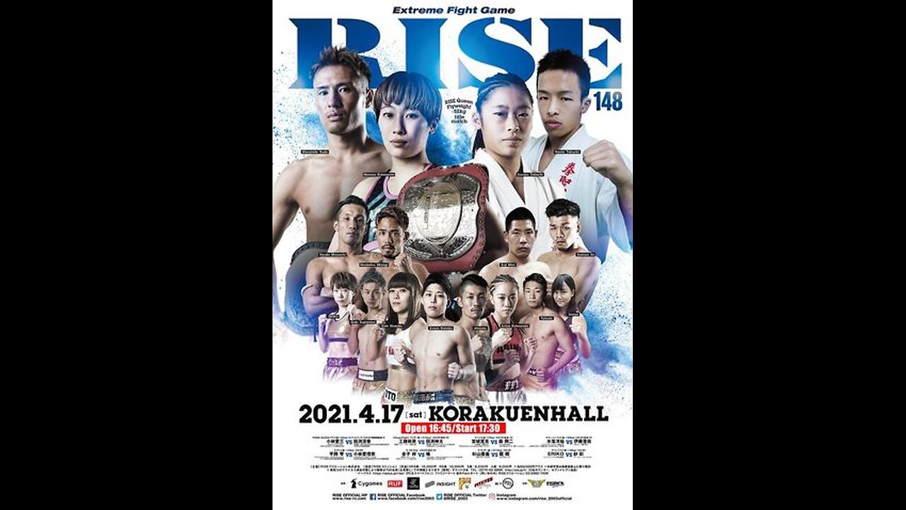 RISE 148 - Apr 17 2021 - Korakuen Hall, Tokyo
