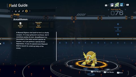 armadillomon all digivolution/de-digivolution/profile Digimon Story Time Stranger