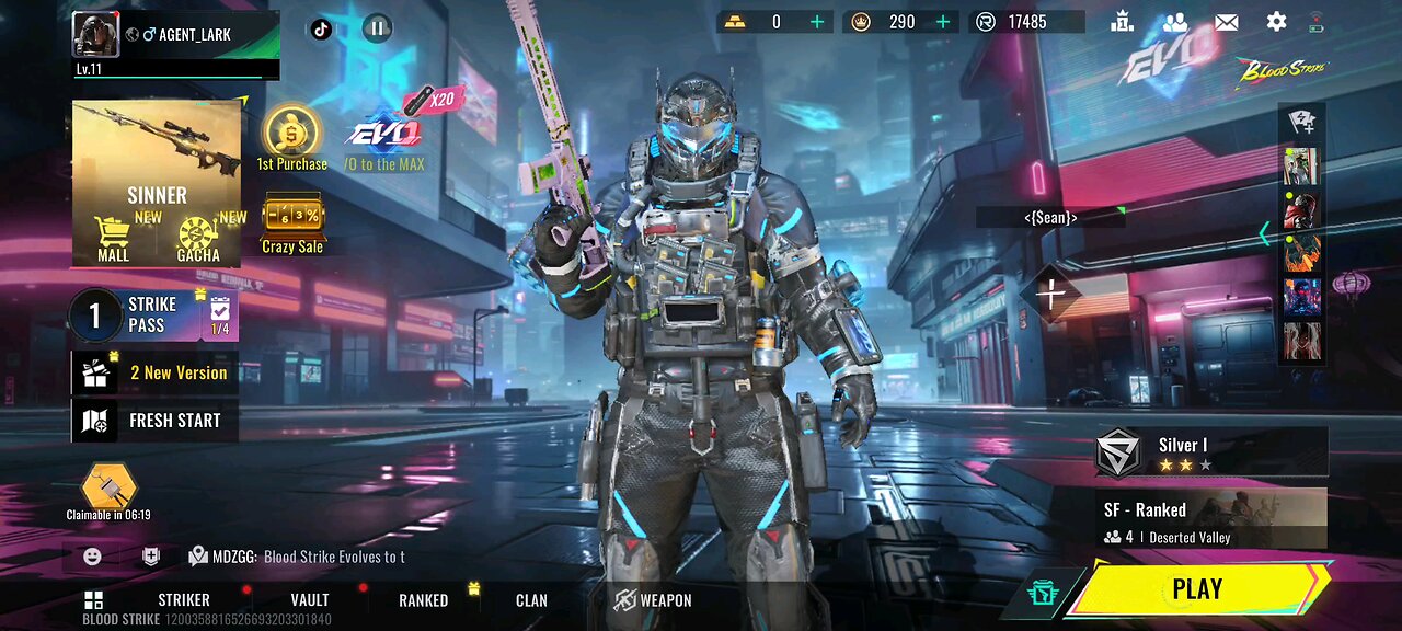 Going to play this for a while #bloodstrike 😃