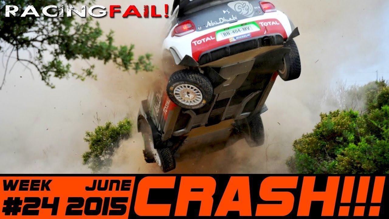 Racing and Rally Crash Compilation Week 24 June 2015
