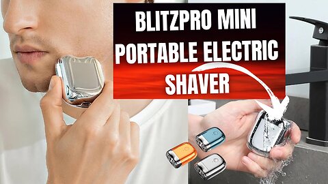 BlitzPro Mini Portable Electric Shaver