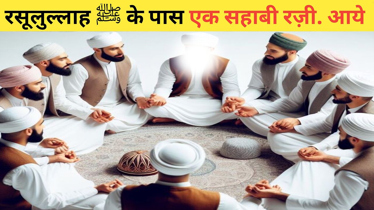 Rasulullah ﷺ ke pas ek sahabi razi . aaye