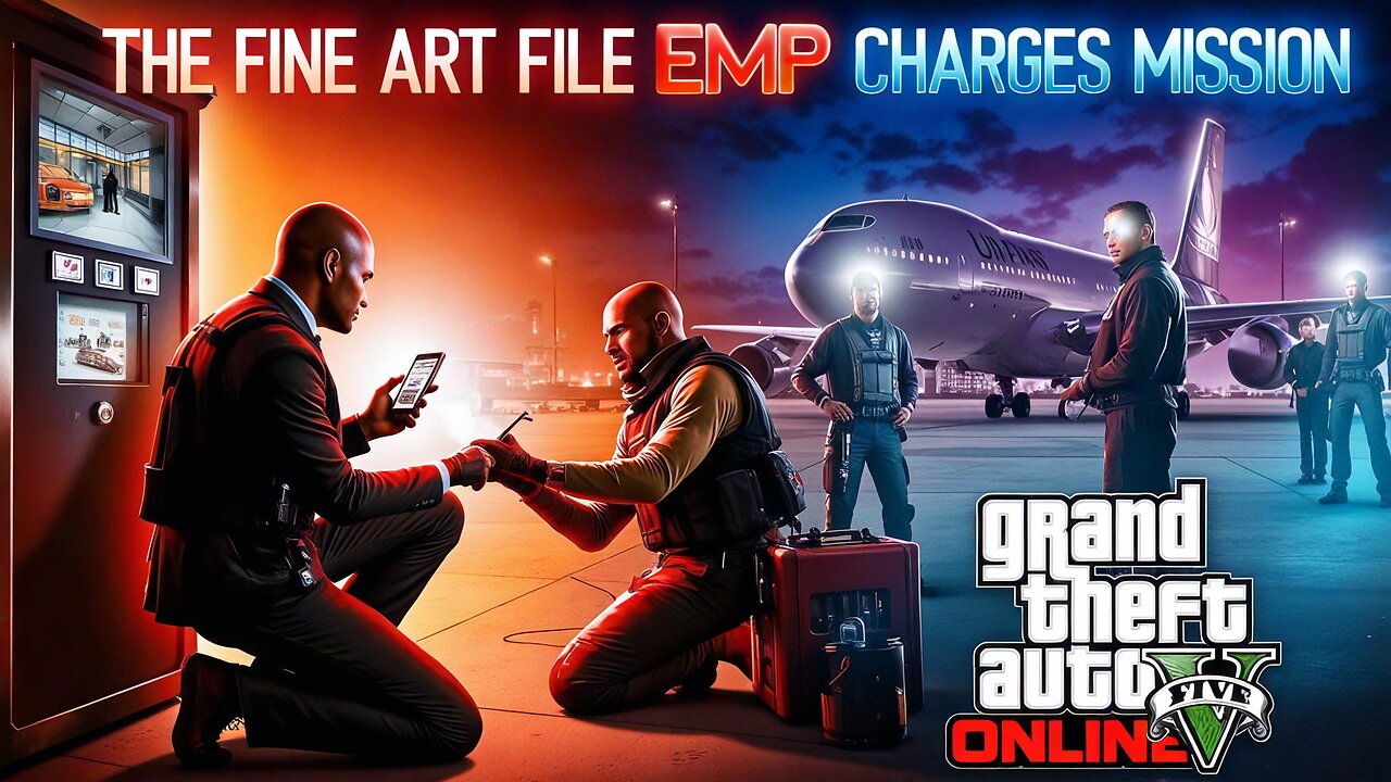 GTA V Online: The Fine Art File (Priority File) EMP Charges Setup Solo!