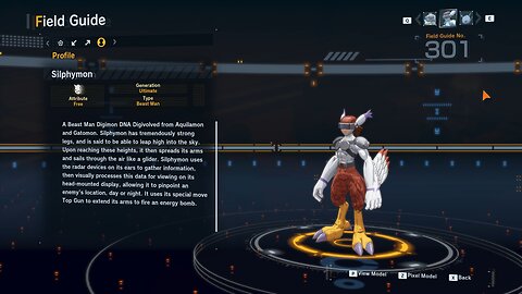 silphymon all digivolution/de-digivolution/profile Digimon Story Time Stranger