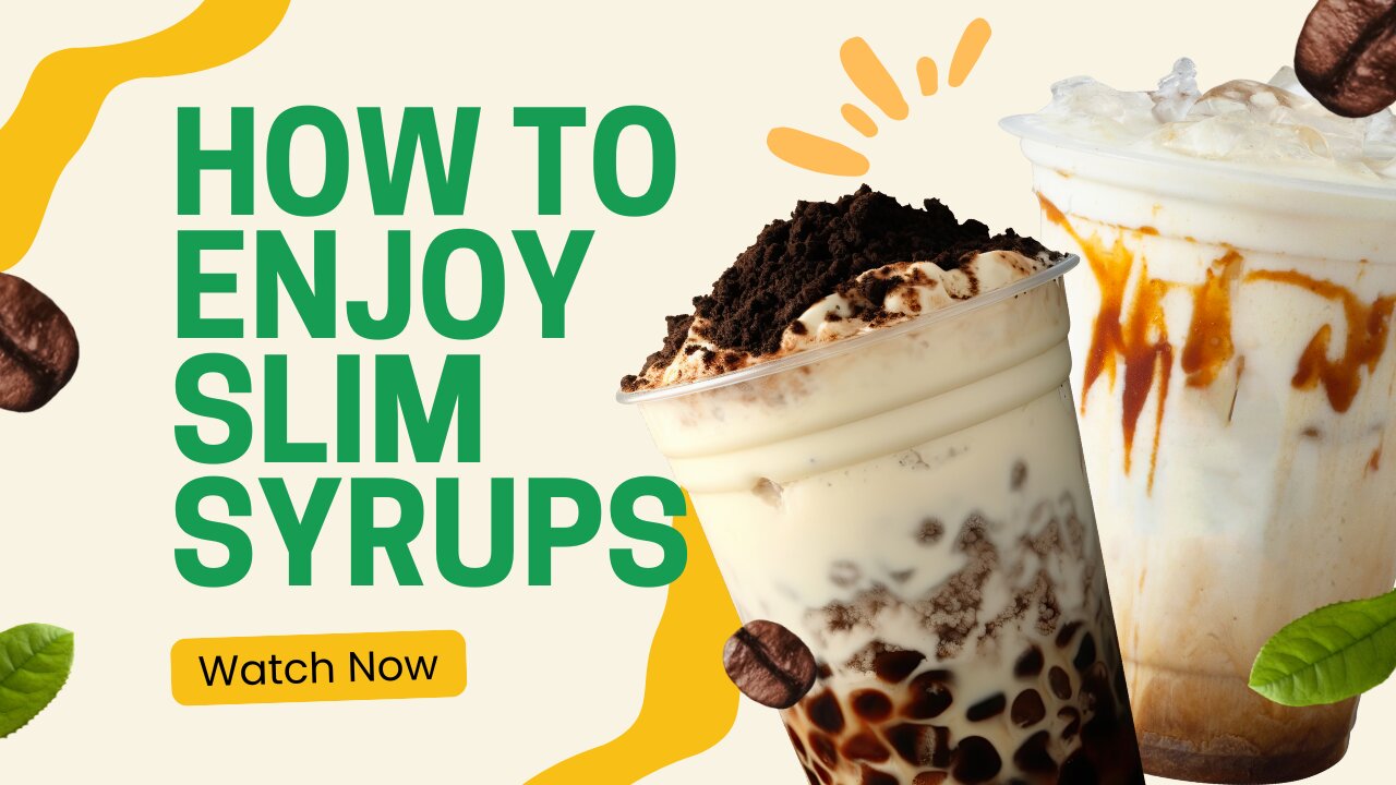 SLiM Syrups back in store!!