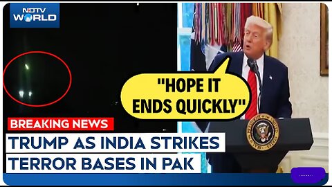 Donald Trump On Operation Sindoor | Operation Sindoor News LIVE | India Attacks Pakistan | Pakistan