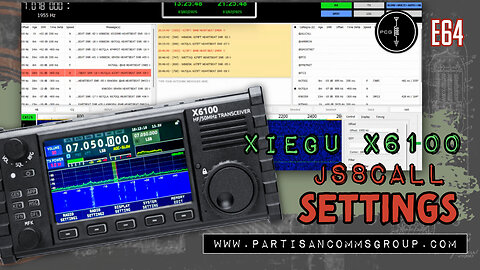 E64: Xiegu X6100 & JS8Call Settings