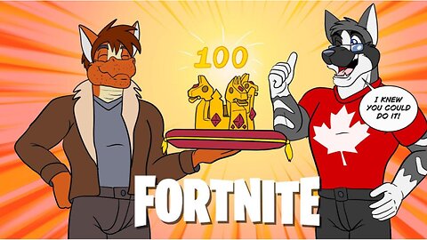 My first 100 CROWN wins in Fortnite!!!
