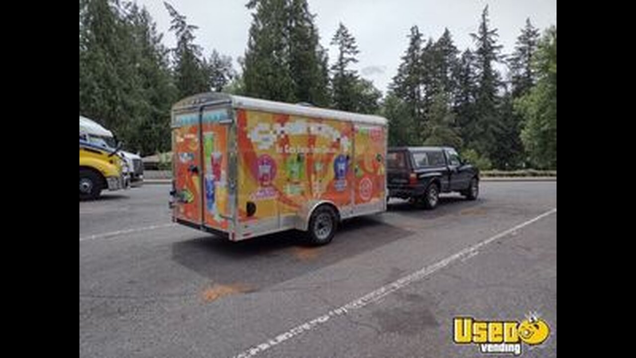 Turnkey Business - 2018 6' x 12' Beverage Concession Trailer with L&I Insignia
