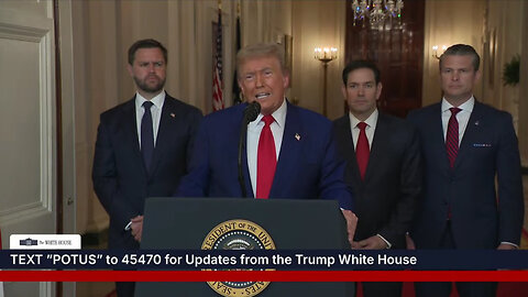 President Trump Delivers Address to the Nation, June 21, 2025