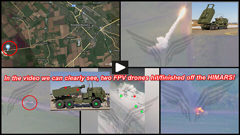Russian forces hit and burn another Ukrainian M142 Himars