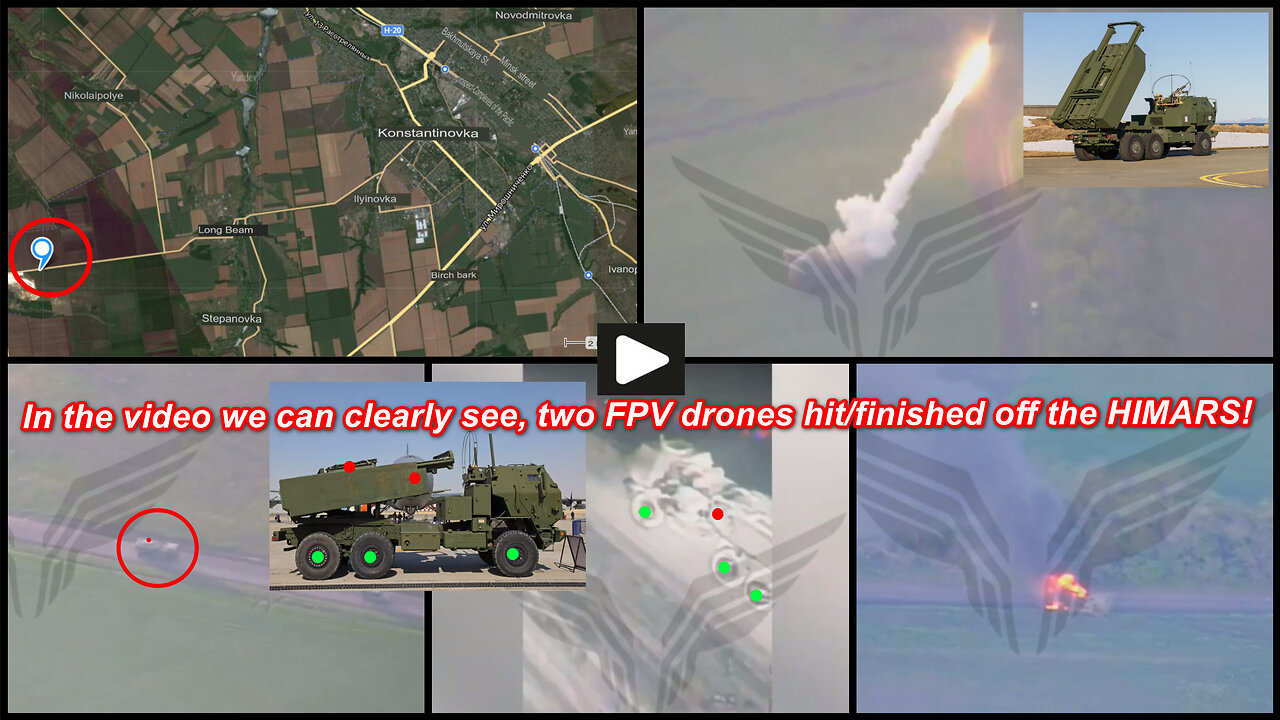 Russian forces hit and burn another Ukrainian M142 Himars