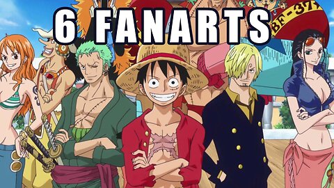 🙂Are You a Fan of One Piece | 6 Fan Arts Challenge