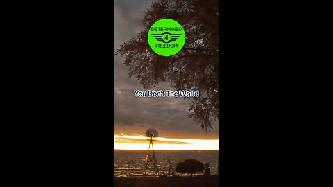 You Don't See The World...