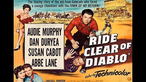 RIDE CLEAR OF DIABLO 1954 Audie Murphy Avenges his Murdered Father & Brother FULL MOVIE in HD